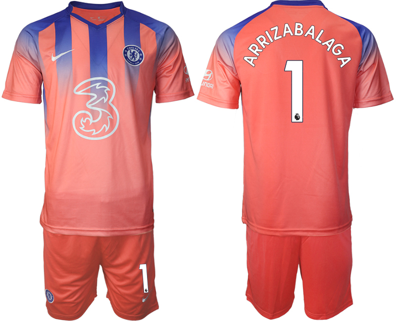 2021 Men Chelsea FC away #1 soccer jerseys->chelsea jersey->Soccer Club Jersey